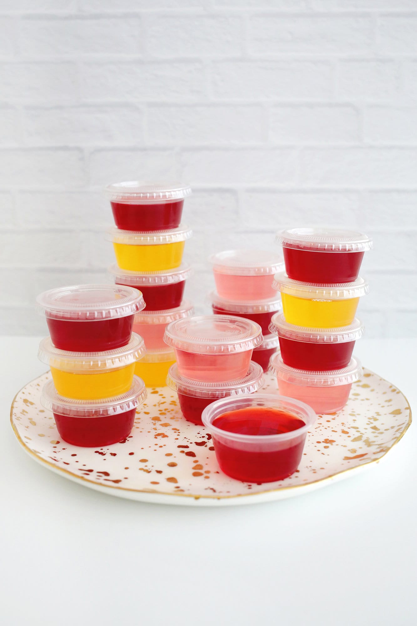 stacked vodka jello shots