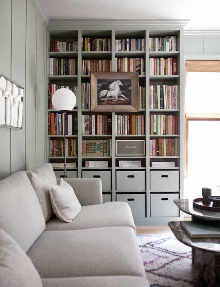 DIY Built-In Bookshelves — IKEA Billy Bookcase Hack