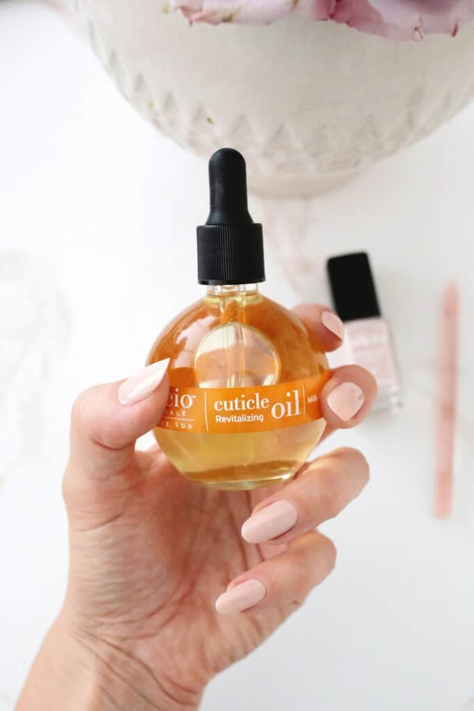 cuticle oil for home manicure