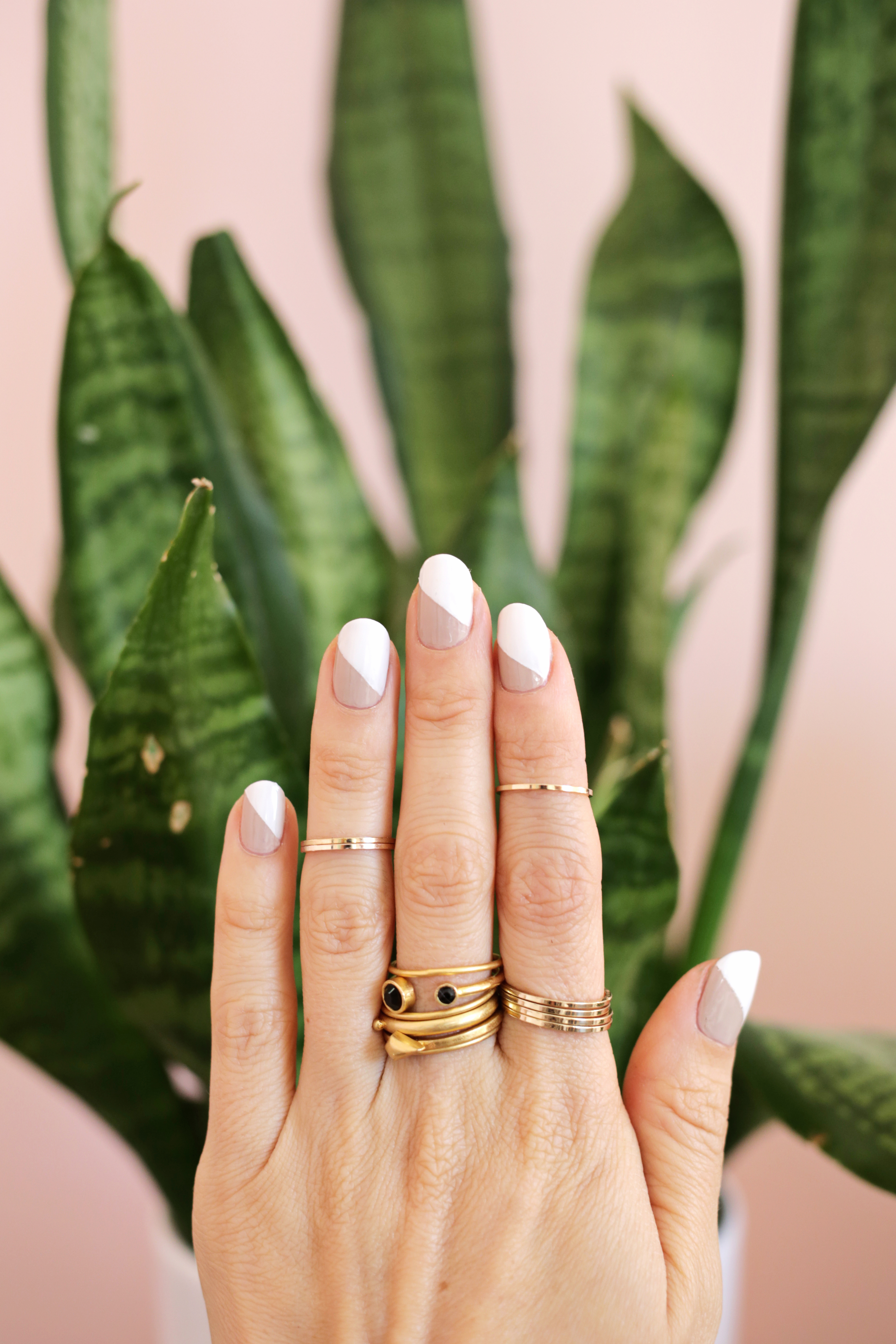 Simple nude mani (3 ways!)